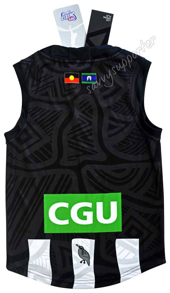 Collingwood Magpies Kids AFL Indigenous Guernsey