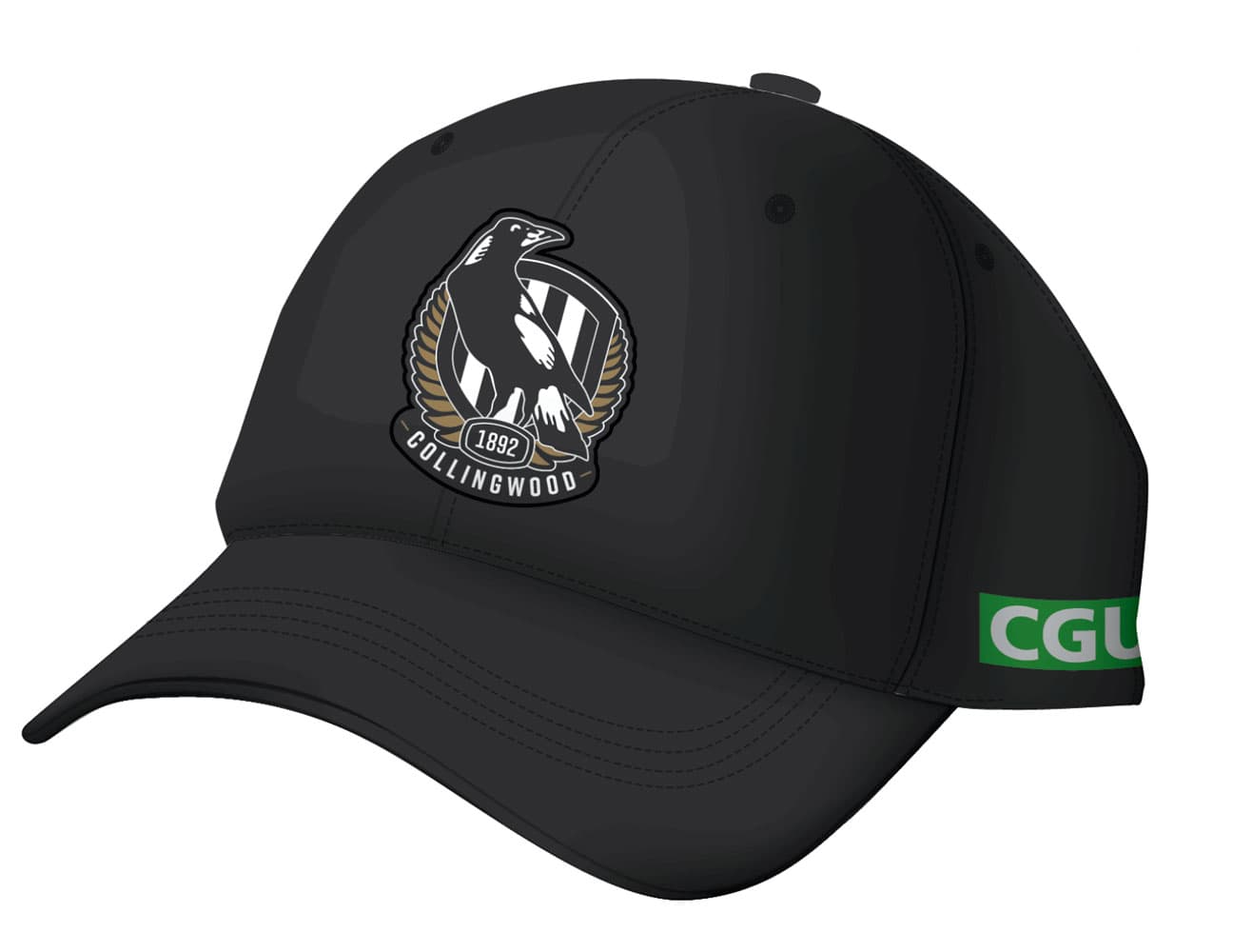 Collingwood Magpies 2020 AFL Black Media Cap