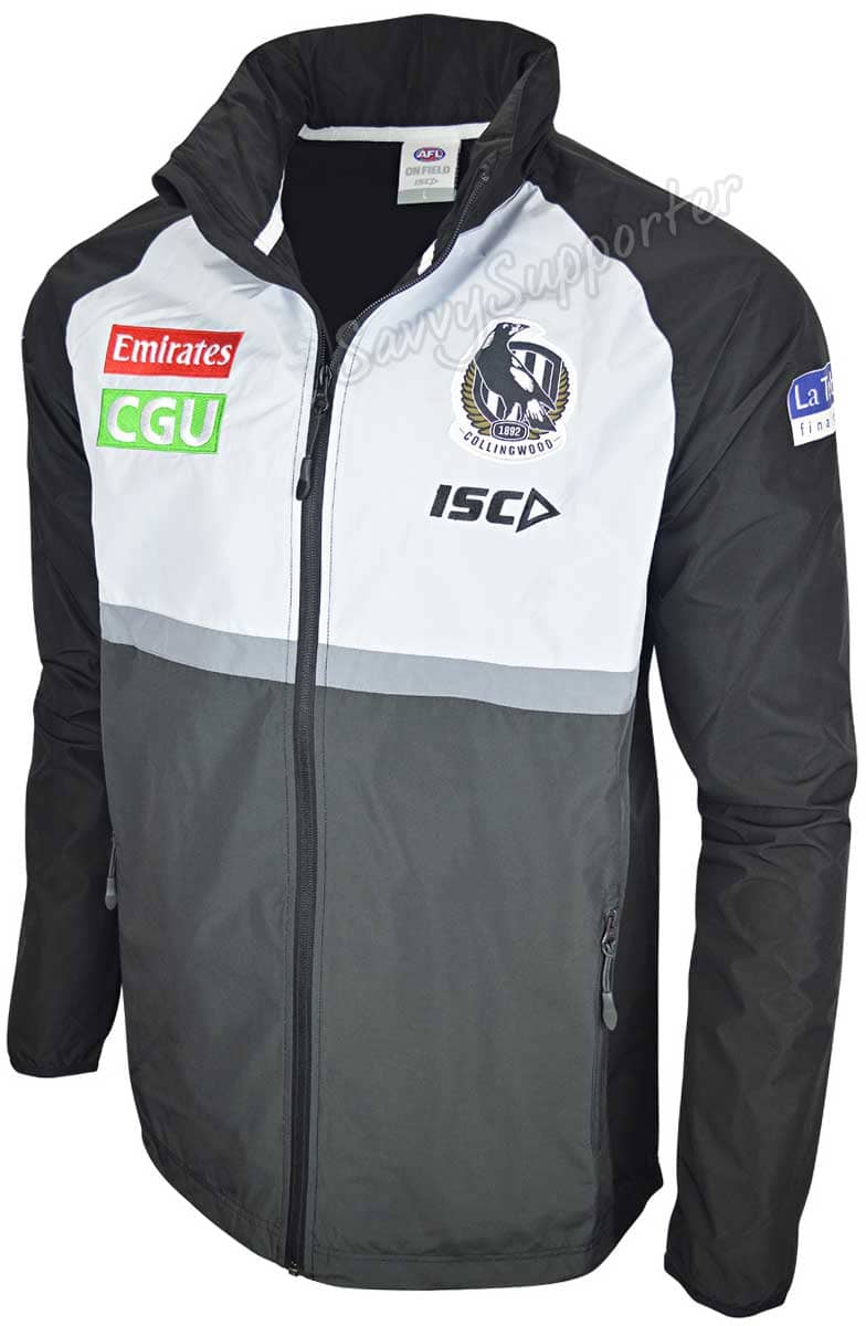 Collingwood Magpies AFL Mens Wet Weather Jacket