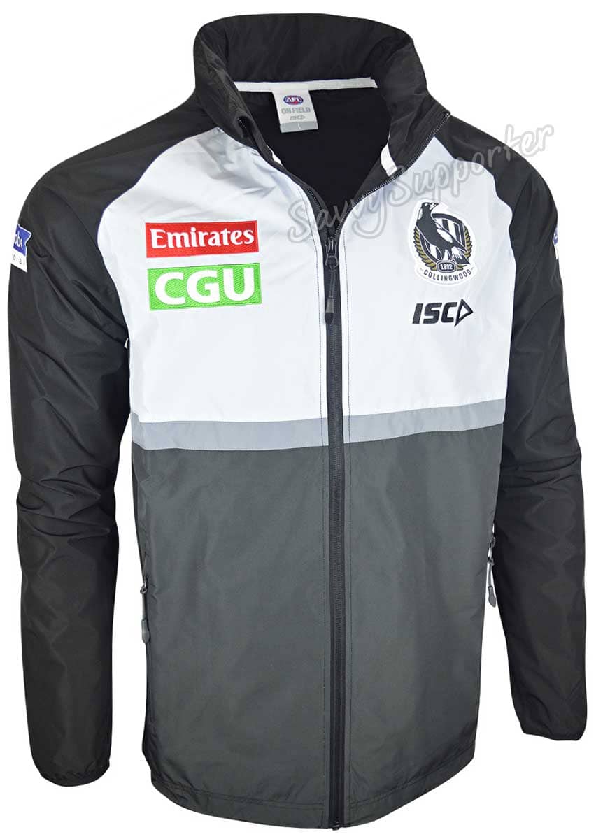Collingwood Magpies AFL Kids Wet Weather Jacket