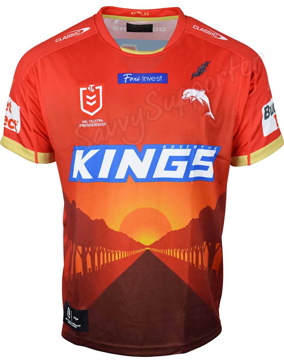 Redcliffe Dolphins 2023 NRL Mens Anzac Jersey
