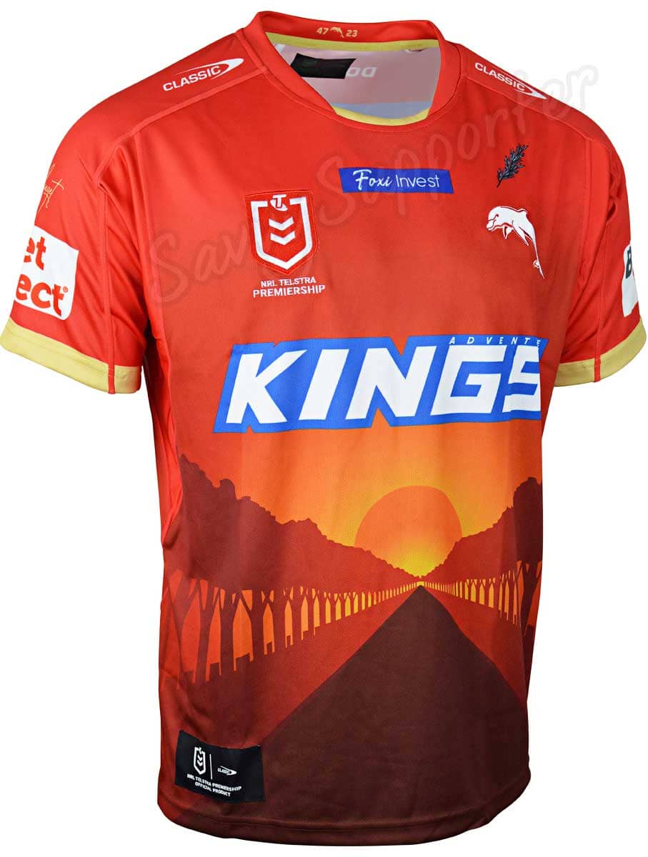 Redcliffe Dolphins 2023 NRL Mens Anzac Jersey