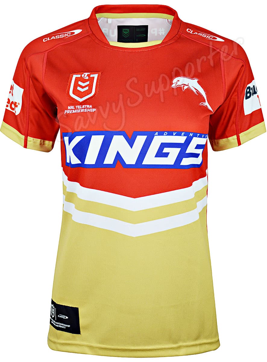 Redcliffe Dolphins 2024 NRL Ladies Home Jersey