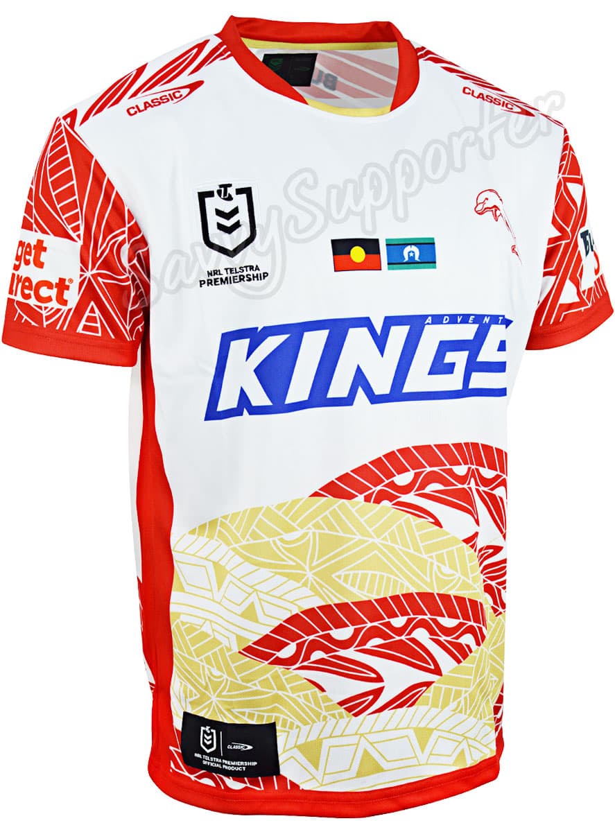 Redcliffe Dolphins 2024 NRL Kids Indigenous Jersey
