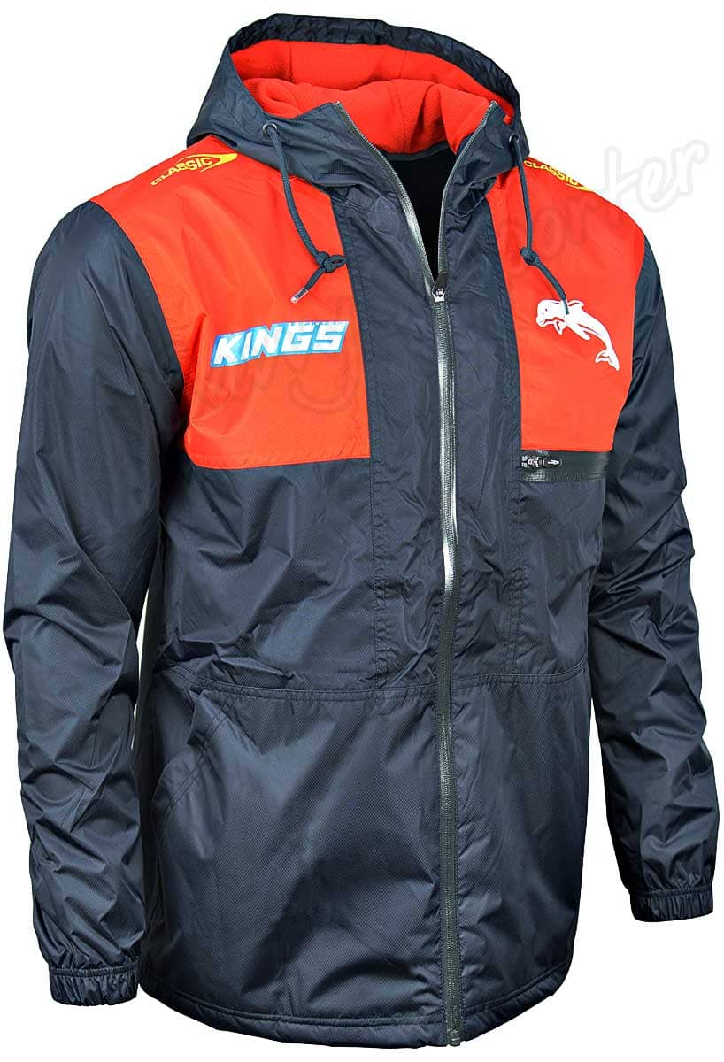 Redcliffe Dolphins 2024 NRL Mens Wet Weather Jacket