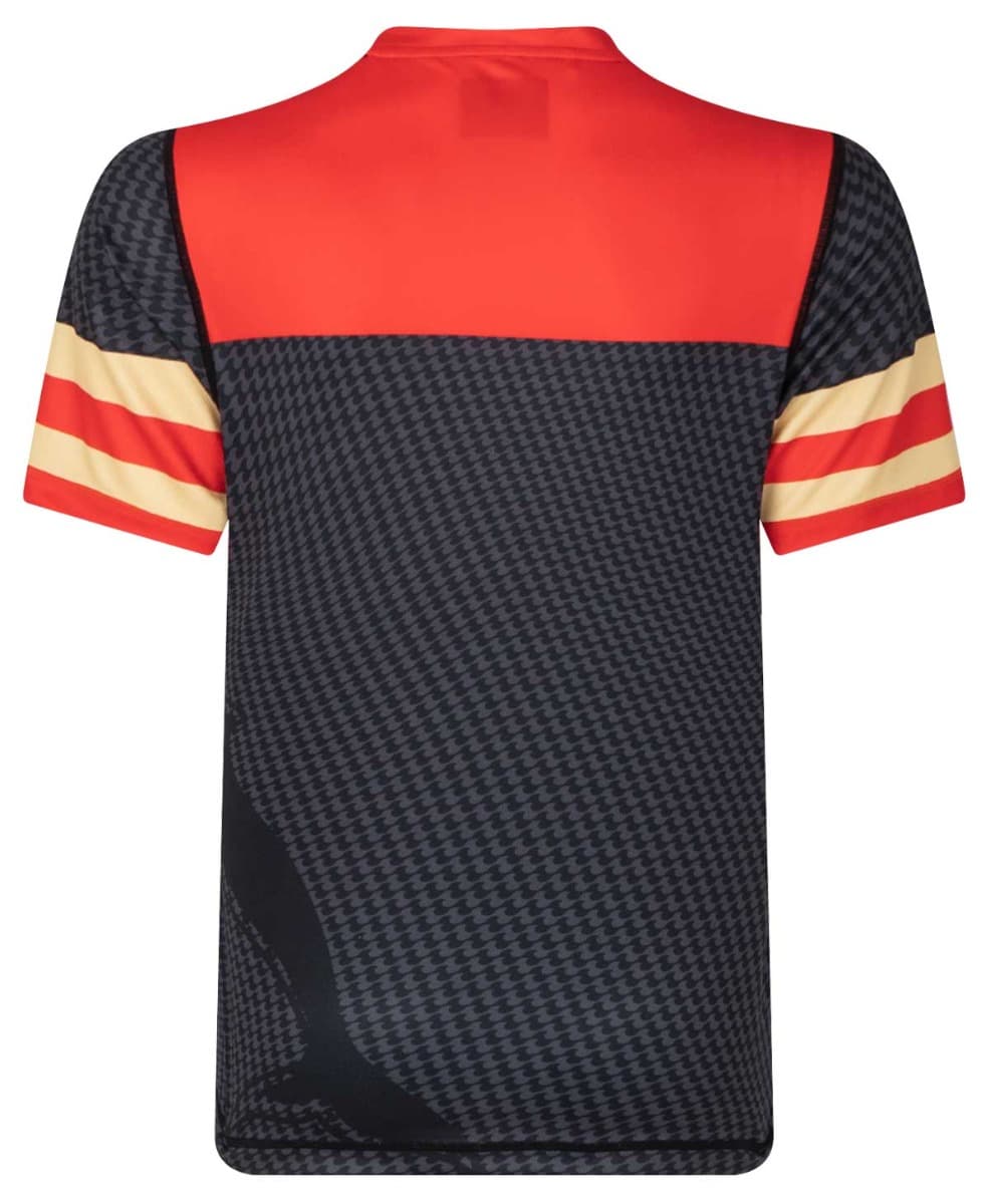 Redcliffe Dolphins 2023 NRL Mens Black Warm Up Tee