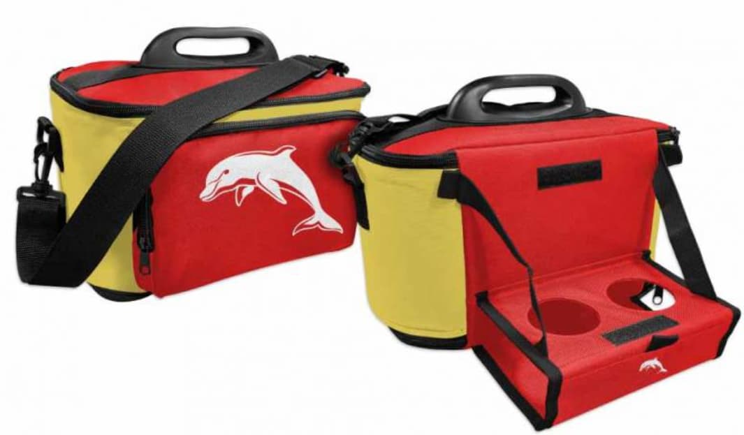 Redcliffe Dolphins NRL Cooler Bag with Tray Redcliffe Dolphins NRL Cooler Bag with Tray