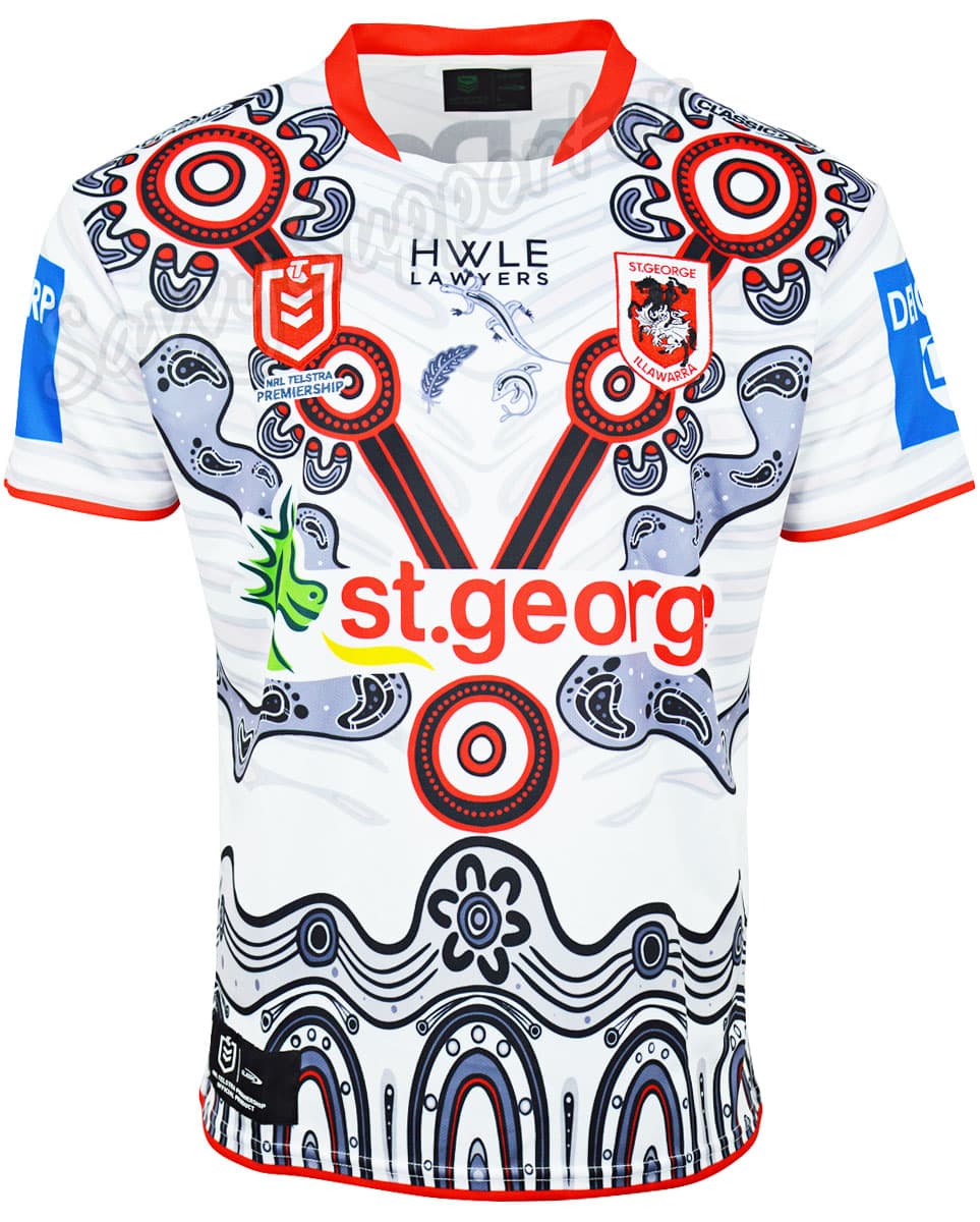 St George Dragons 2024 NRL Mens Indigenous Jersey