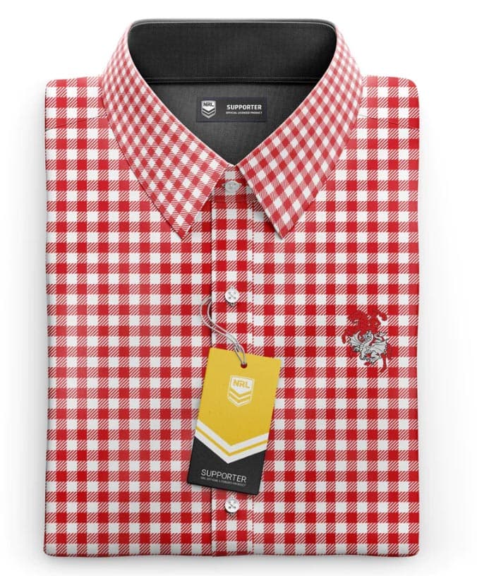 St George Dragons NRL Mens Dawson Business Shirt