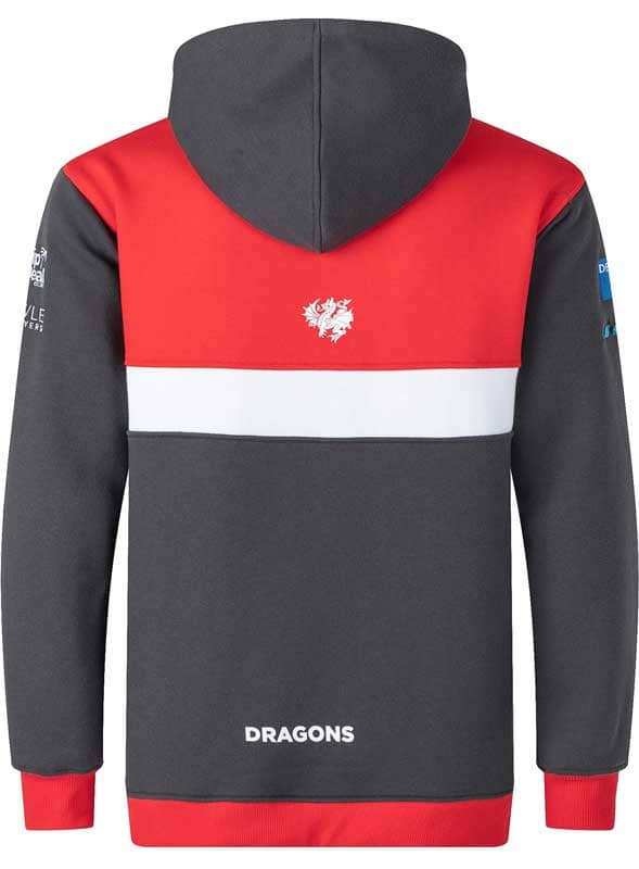 St George Dragons Classic NRL Mens Full Zip Hoodie
