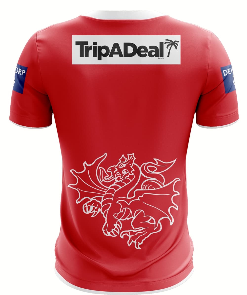 St George Dragons 2020 NRL Red Training Shirt