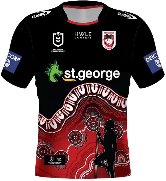 St George Dragons 2023 NRL Mens Indigenous Jersey
