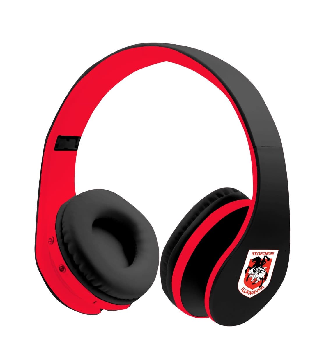St George Dragons NRL Wireless Bluetooth Headphones St George Dragons NRL Wireless Bluetooth Headphones