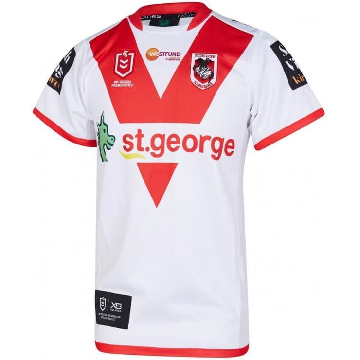 St George Dragons NRL Kids Home Jersey St George Dragons NRL Kids Home Jersey