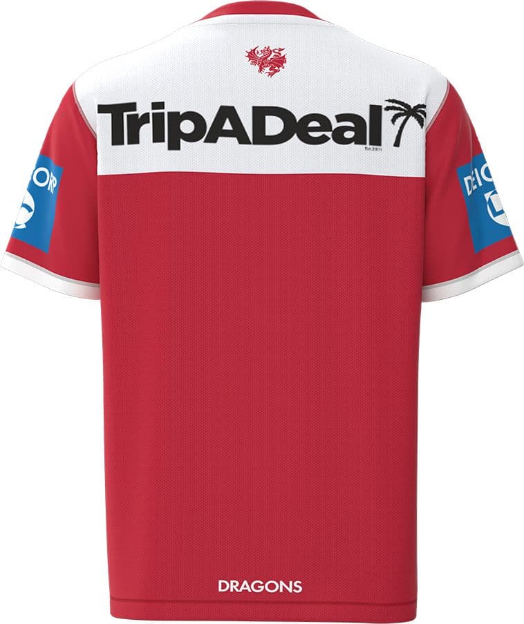 St George Dragons 2023 NRL Mens Red Training Shirt