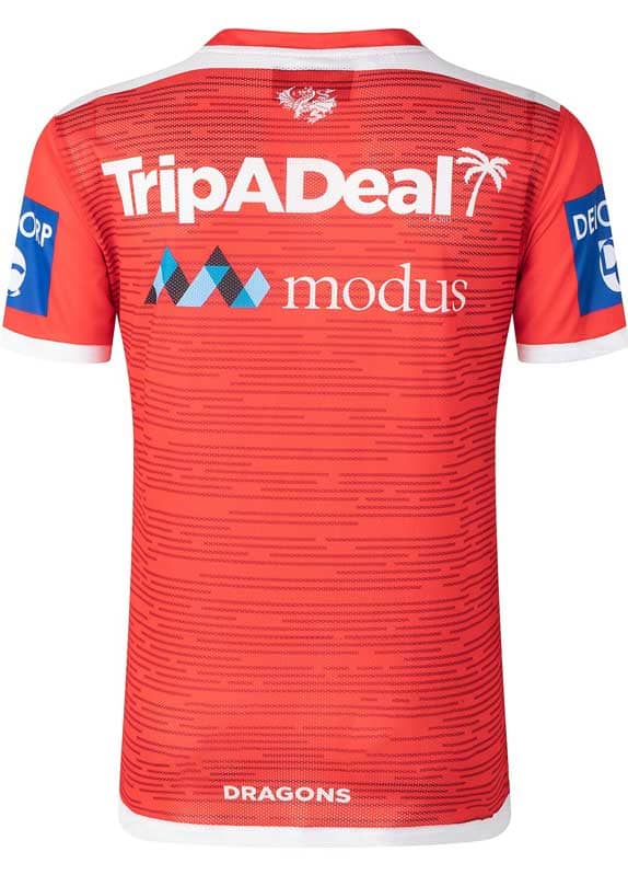 St George Dragons Classic NRL Mens Red Training Shirt