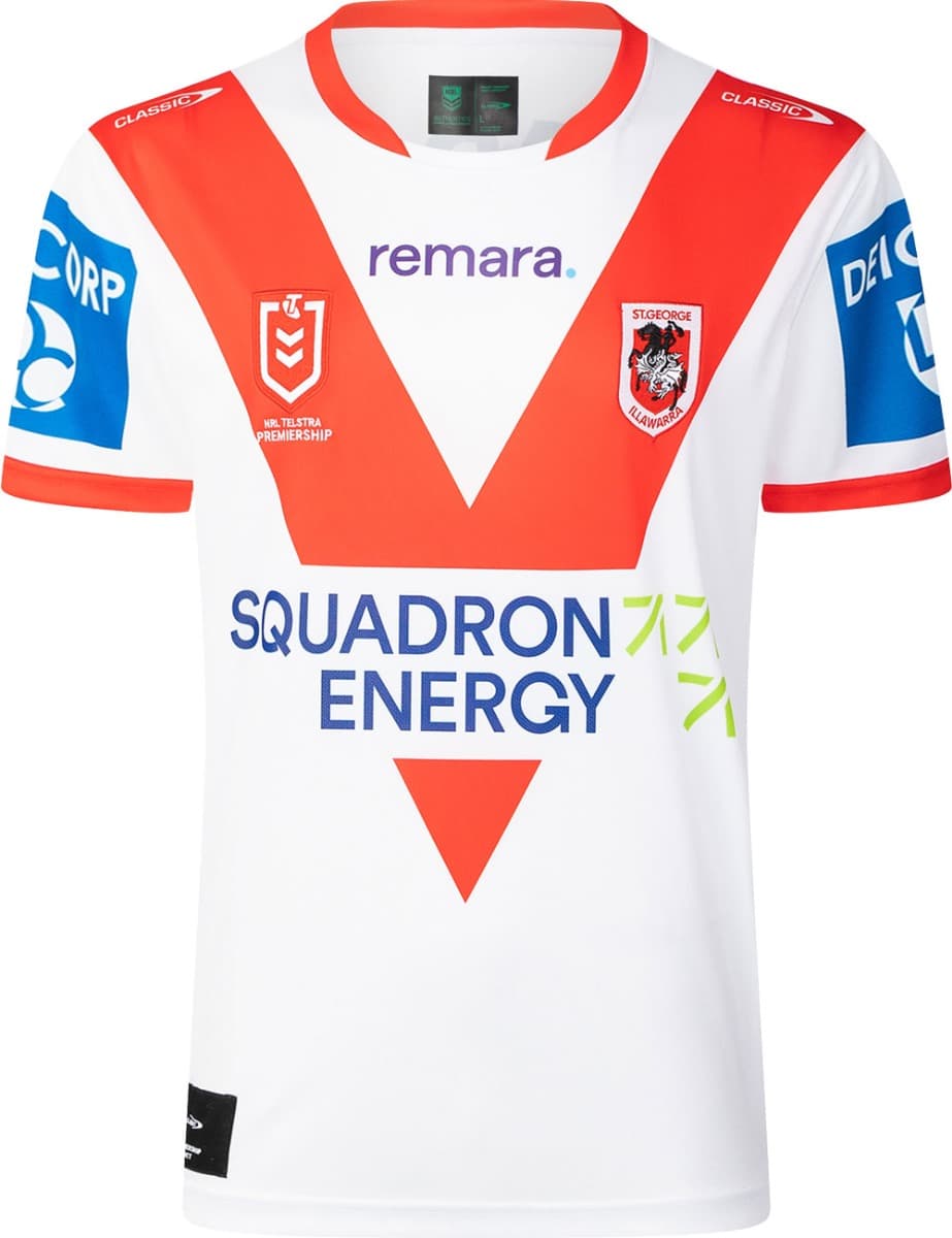 St George Dragons 2025 NRL Mens Home Jersey St George Dragons 2025 NRL Mens Home Jersey