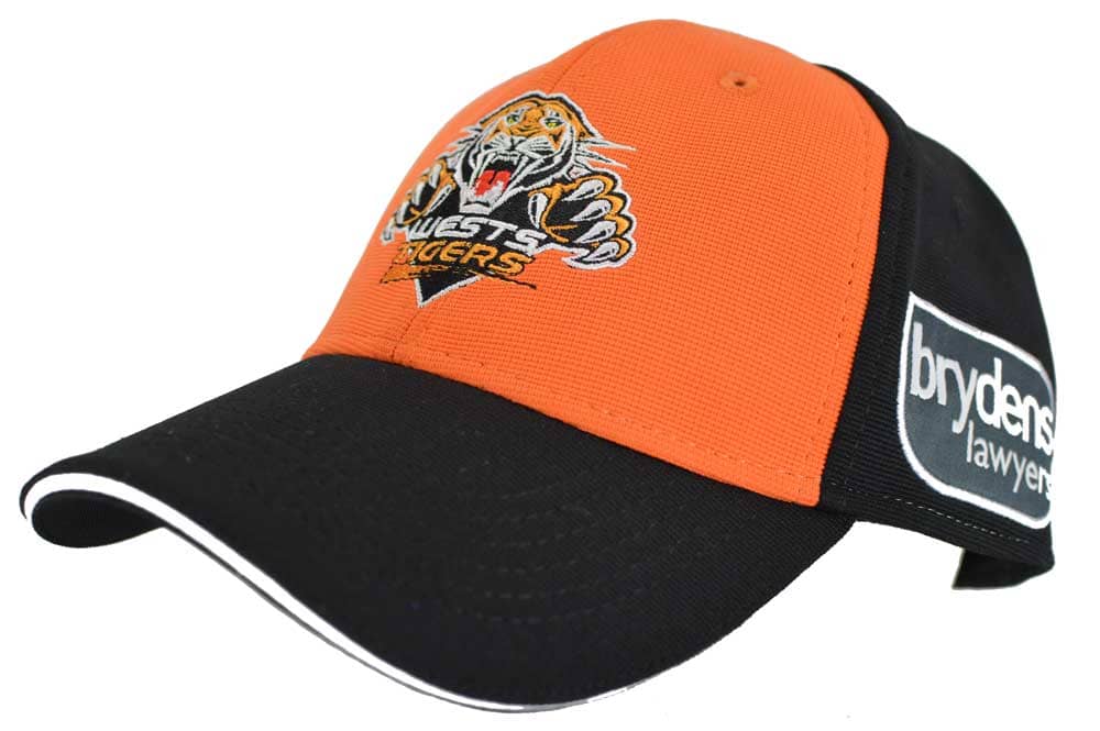Wests Tigers Orange and Black Media Cap Wests Tigers Orange and Black Media Cap