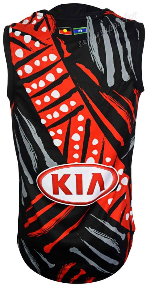 Essendon Bombers Mens AFL Indigenous Guernsey