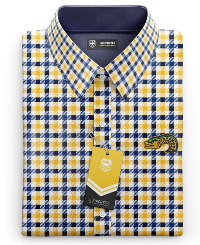 Parramatta Eels NRL Mens Dawson Business Shirt