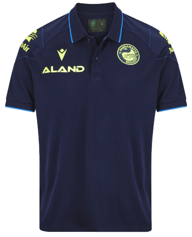 Parramatta Eels 2024 NRL Mens Navy Polo Shirt