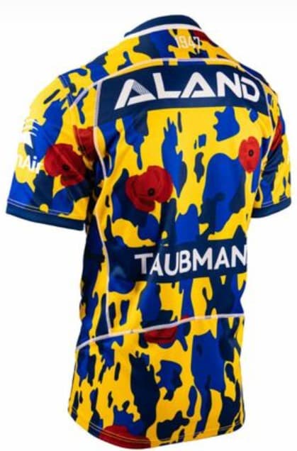 Parramatta Eels NRL Mens Anzac Jersey