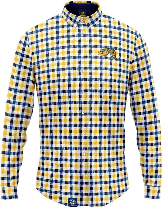 Parramatta Eels NRL Mens Dawson Business Shirt Parramatta Eels NRL Mens Dawson Business Shirt
