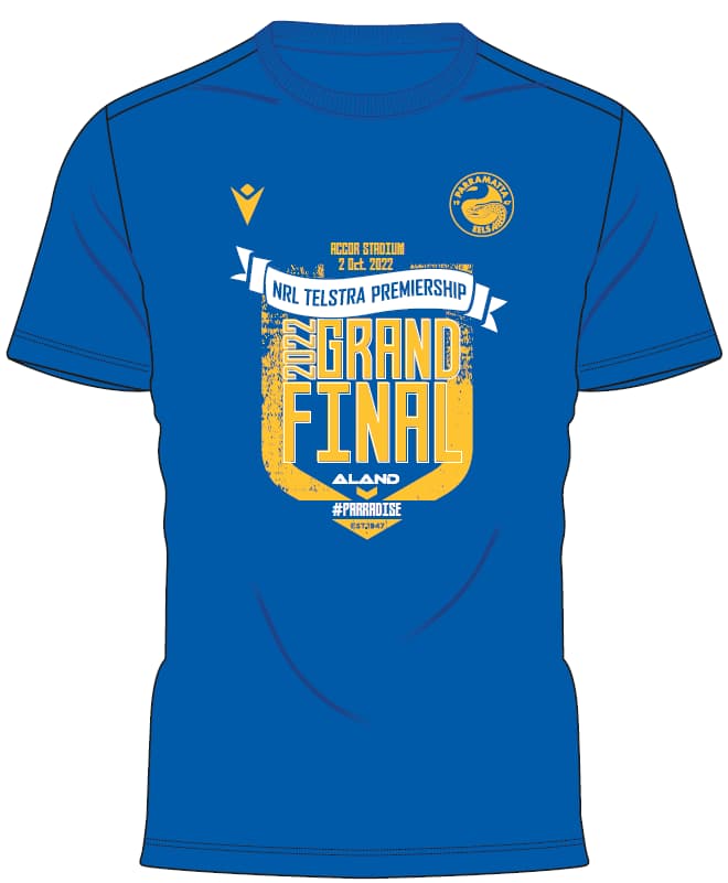 Parramatta Eels 2022 NRL Kids Macron Grand Final Shirt