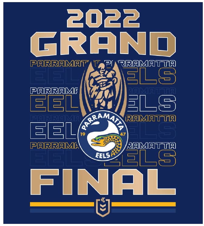 Parramatta Eels 2022 NRL Kids Grand Final Tee