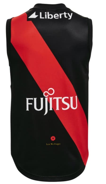 Essendon Bombers AFL Mens Anzac Guernsey