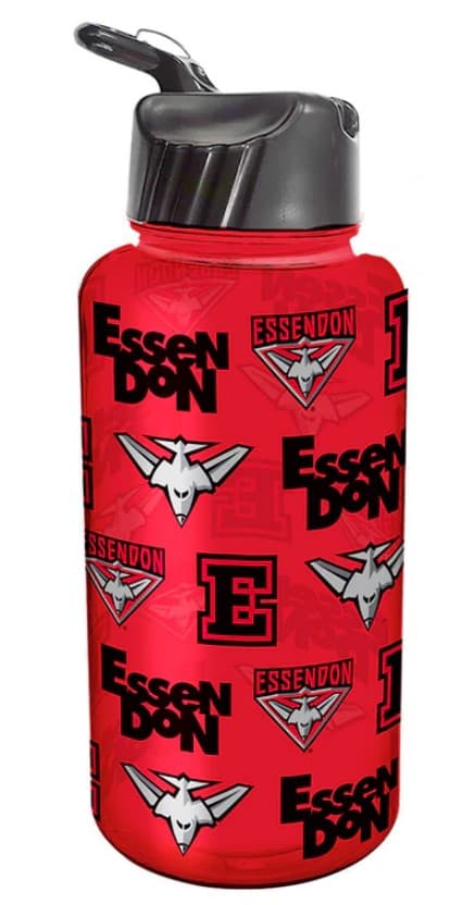 Essendon Bombers AFL 1 Litre Flip Drink Bottle
