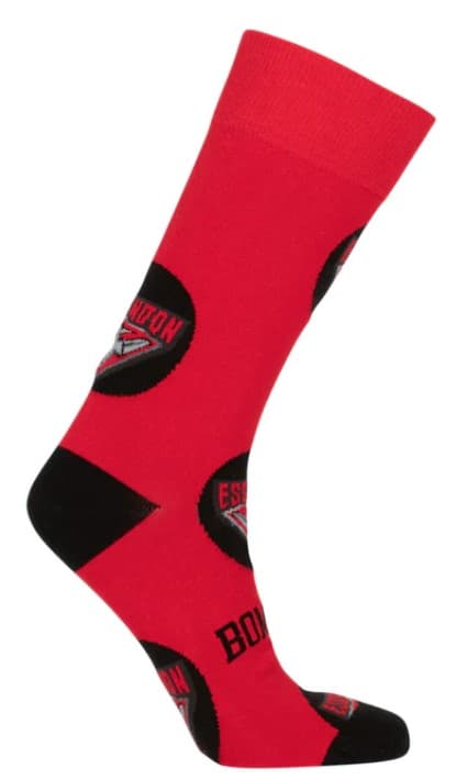 Essendon Bombers AFL Adults Logo Dots Socks 50% OFF