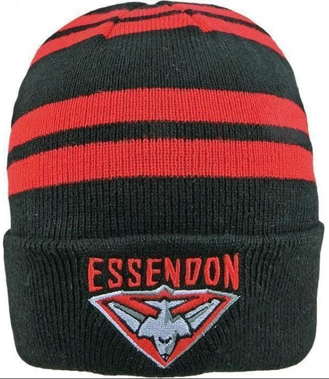 Essendon Bombers AFL Adults Wozza Beanie Essendon Bombers AFL Adults Wozza Beanie