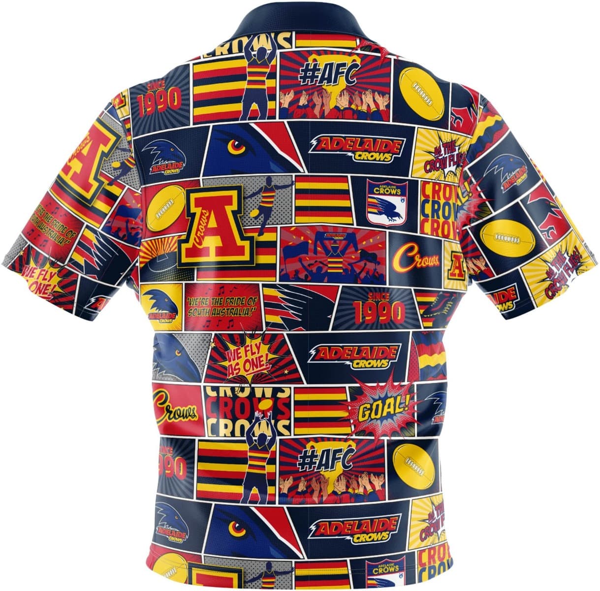 Adelaide Crows AFL Mens Pop Art Shirt