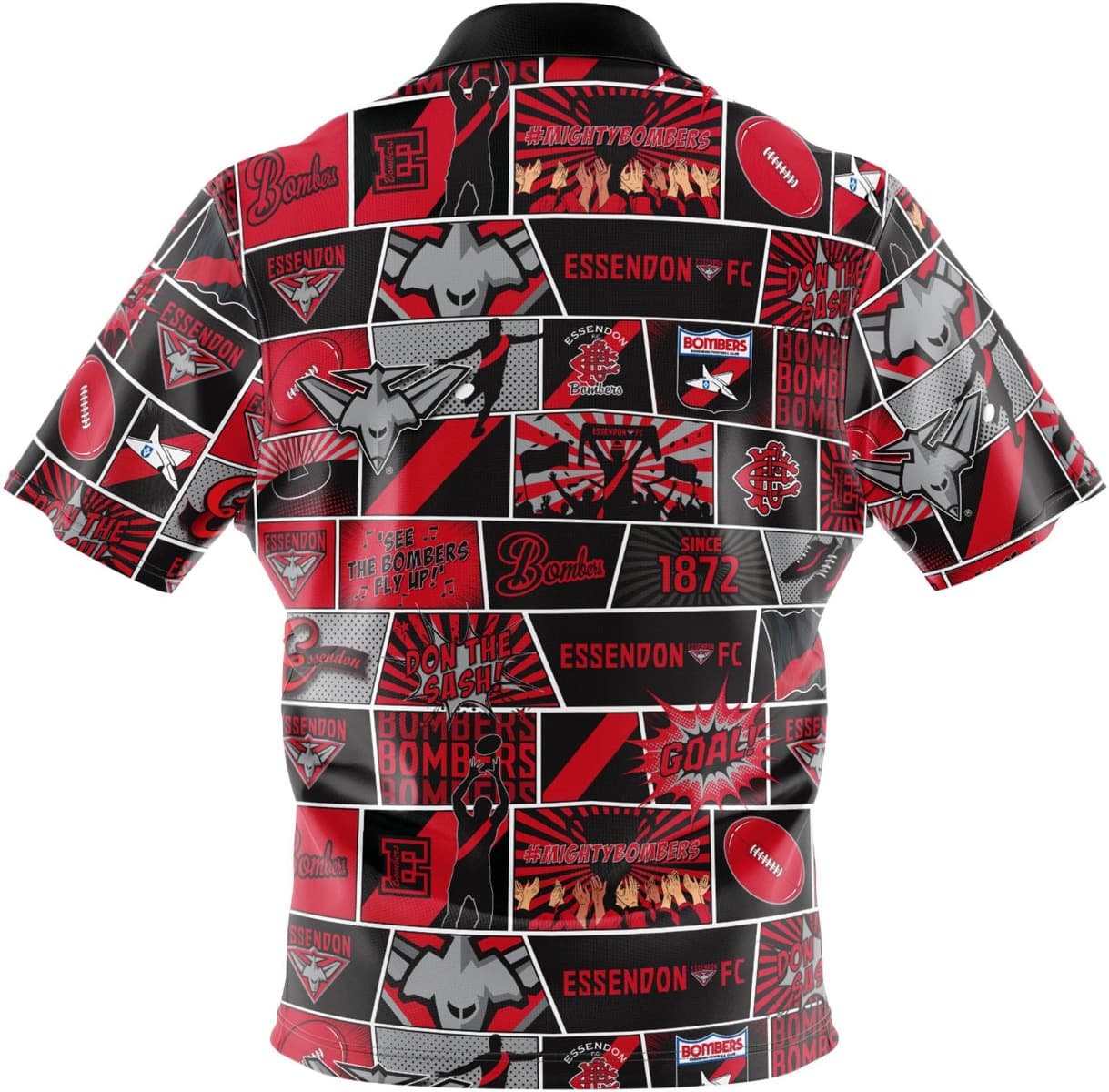 Essendon Bombers AFL Mens Pop Art Shirt