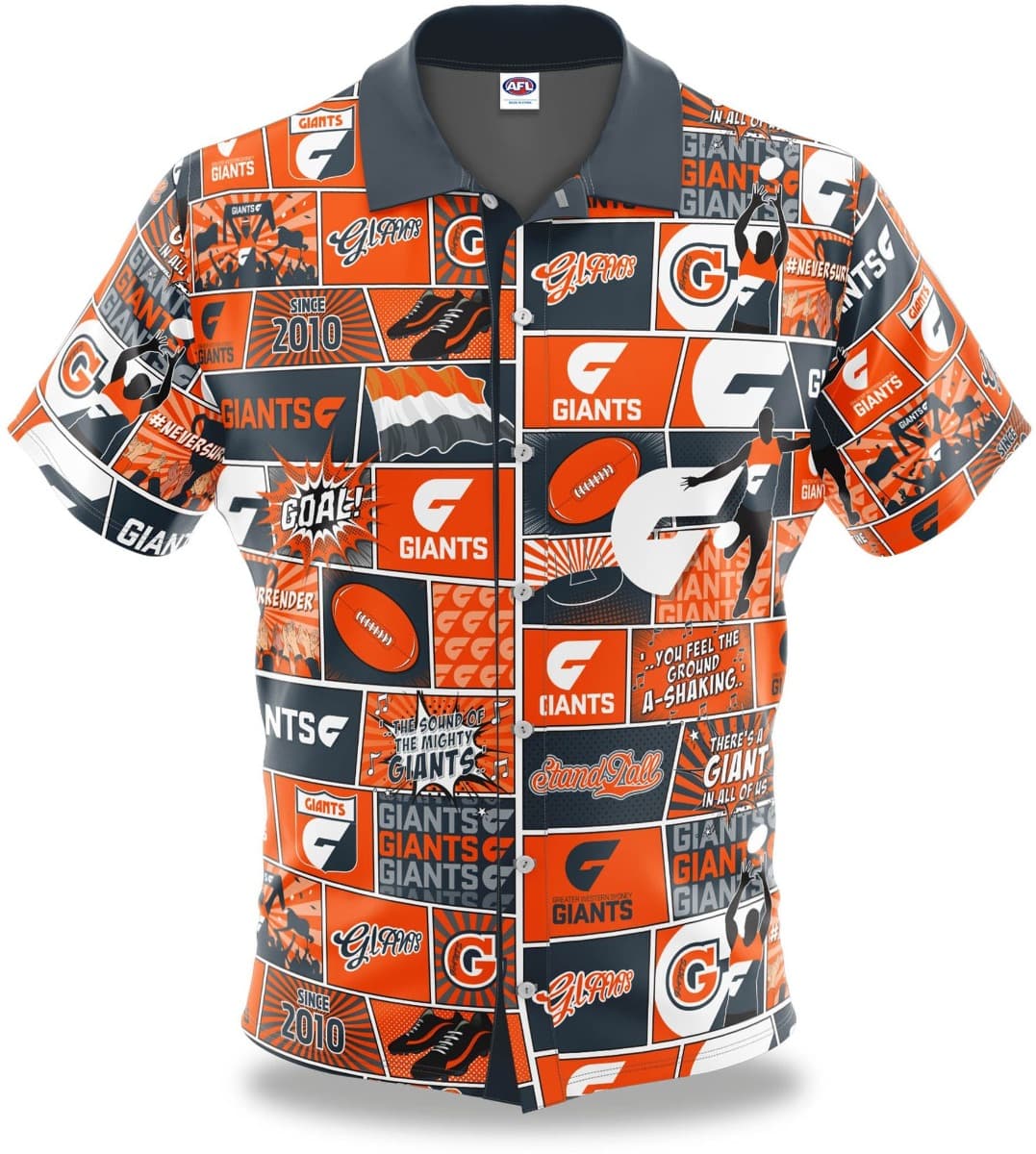 GWS Giants AFL Mens Pop Art Shirt