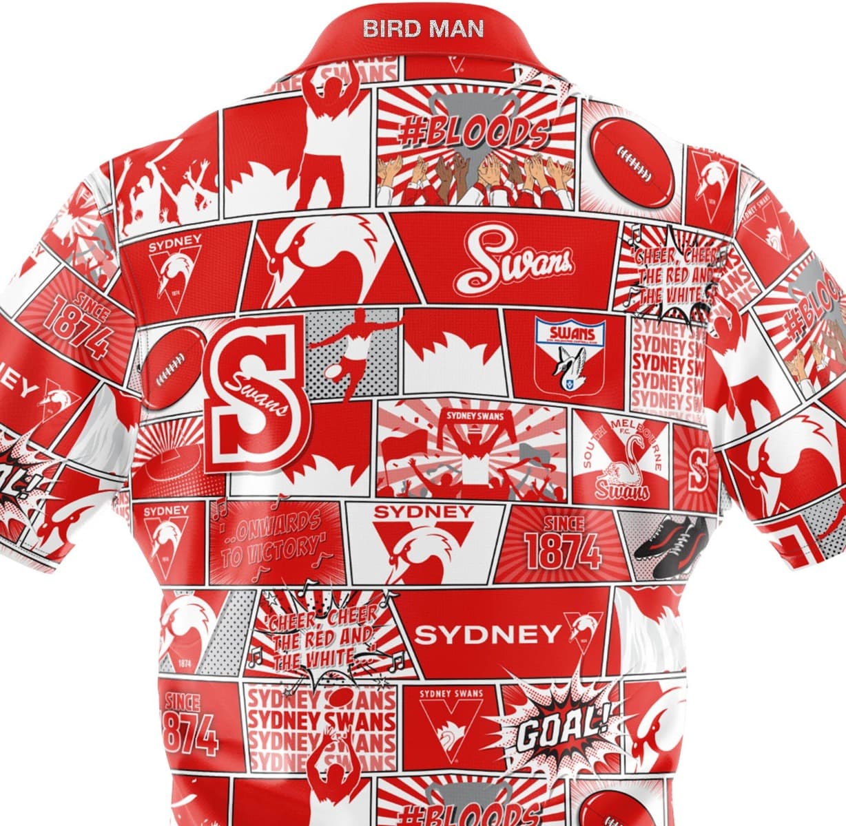 Sydney Swans AFL Mens Pop Art Shirt