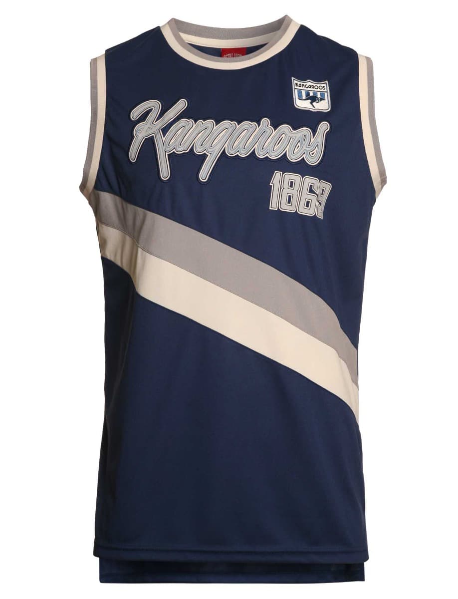 North Melbourne Kangaroos AFL Throwback Singlet