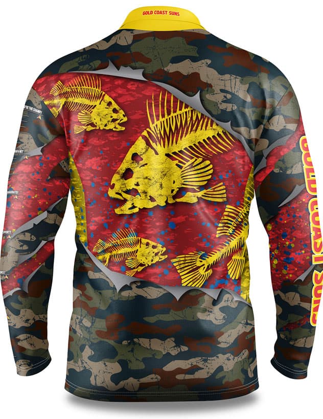 Gold Coast Suns AFL Fishing 'Skeletor' Shirt