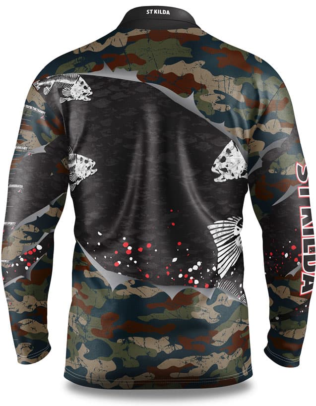 St Kilda Saints AFL Fishing 'Skeletor' Shirt