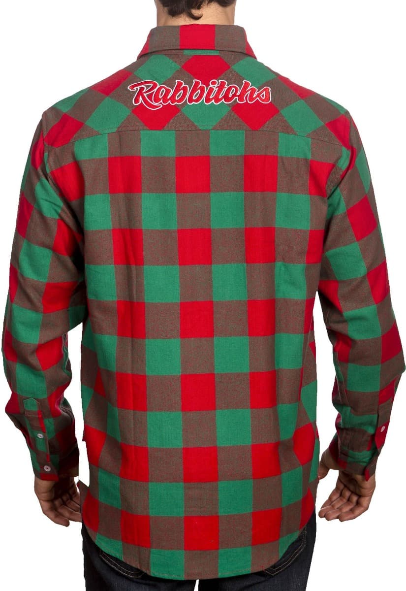 South Sydney Rabbitohs NRL Mens "Axeman" Flannel Shirt South Sydney Rabbitohs NRL Mens "Axeman" Flannel Shirt