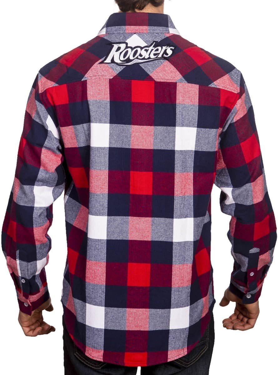 Sydney Roosters NRL Mens "Axeman" Flannel Shirt
