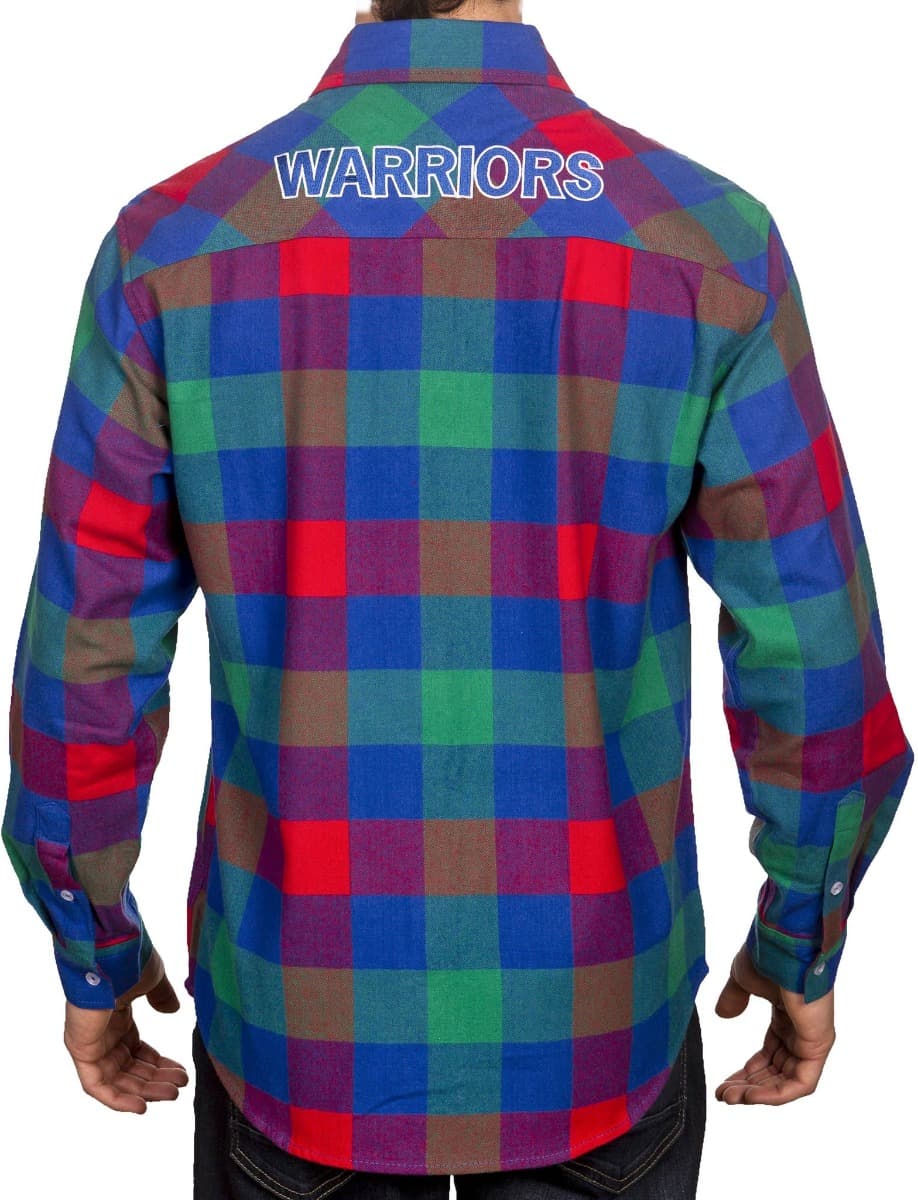 New Zealand Warriors NRL Mens "Axeman" Flannel Shirt