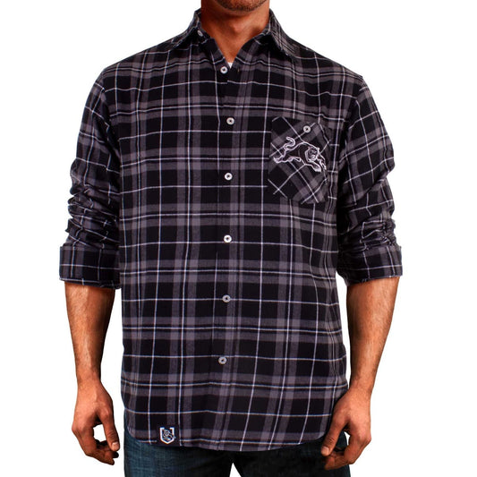 Penrith Panthers NRL Mens Flannel Shirt SIZE 5XL ONLU Penrith Panthers NRL Mens Flannel Shirt SIZE 5XL ONLU