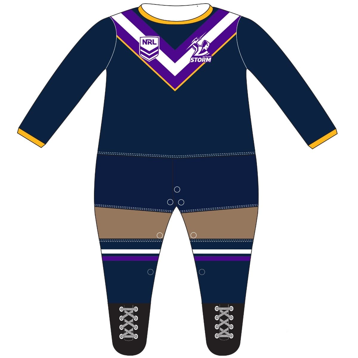 Melbourne Storm 2020 NRL Infant Footysuit