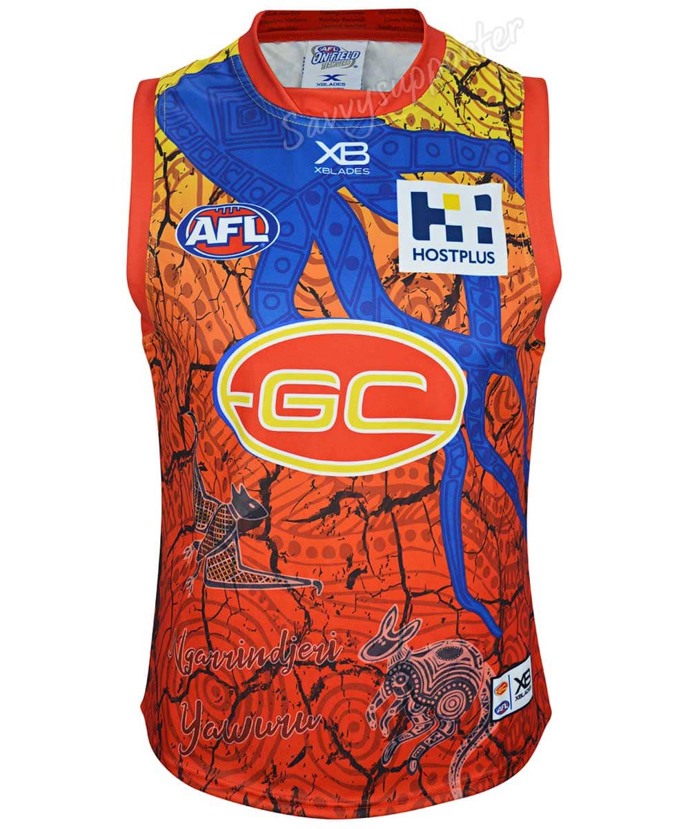 Gold Coast Suns AFL Mens Indigenous Guernsey
