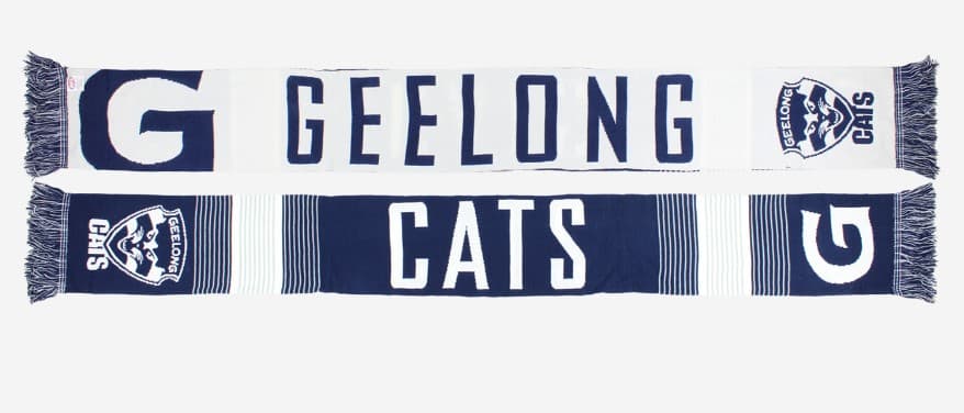 Geelong Cats AFL Adults Linebreak Scarf