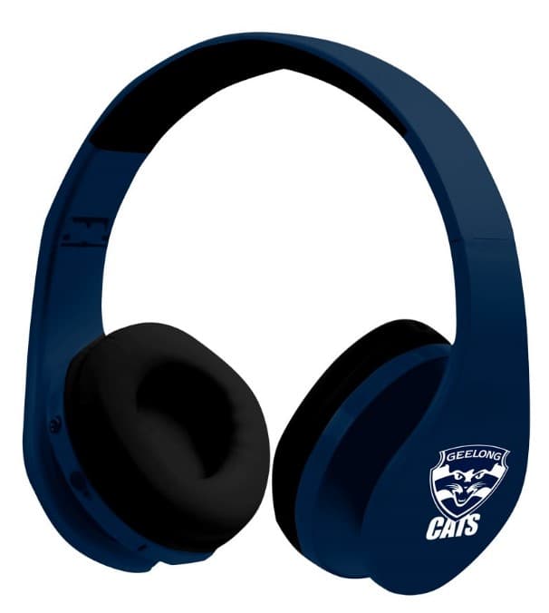 Geelong Cats AFL Bluetooth Headphones