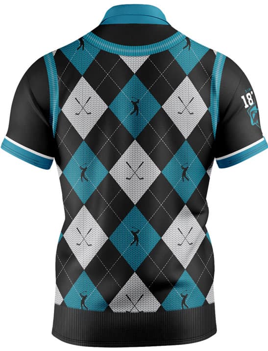 Port Adelaide Power AFL Fairway Golf Polo Shirt