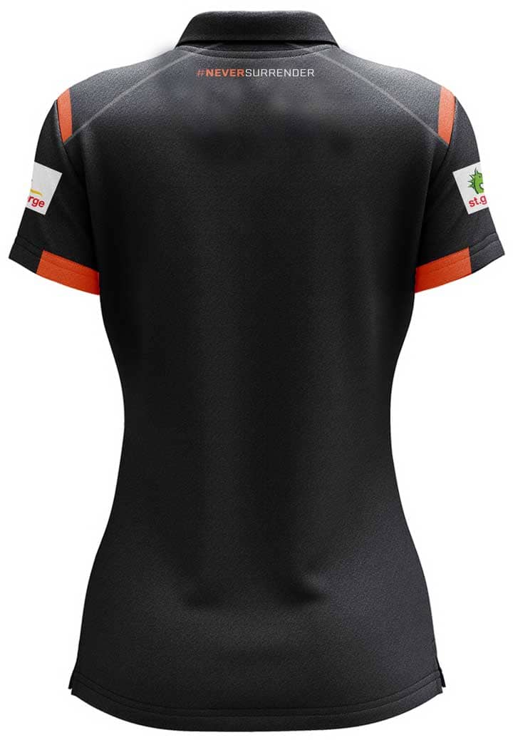 GWS Giants AFL Ladies Media Polo Shirt